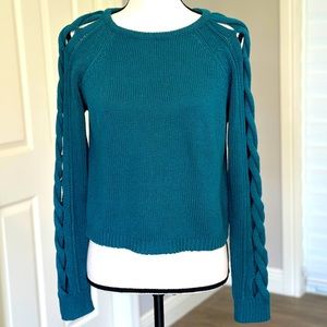 F21 Teal Sweater
